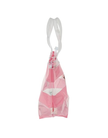 Borsa Donna Minnie Mouse Beach Rosa Trasparente