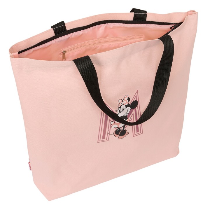 Håndtasker til damer Minnie Mouse Blush Pink