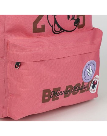 Casual Rygsæk Minnie Mouse Koral 32 x 4 x 42 cm