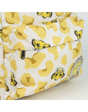 Casual Rygsæk The Lion King Beige 32 x 4 x 42 cm