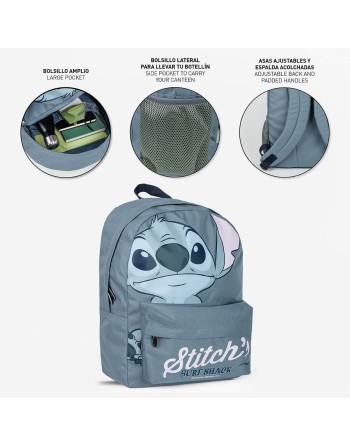 Casual Backpack Stitch Blue 32 x 4 x 42 cm