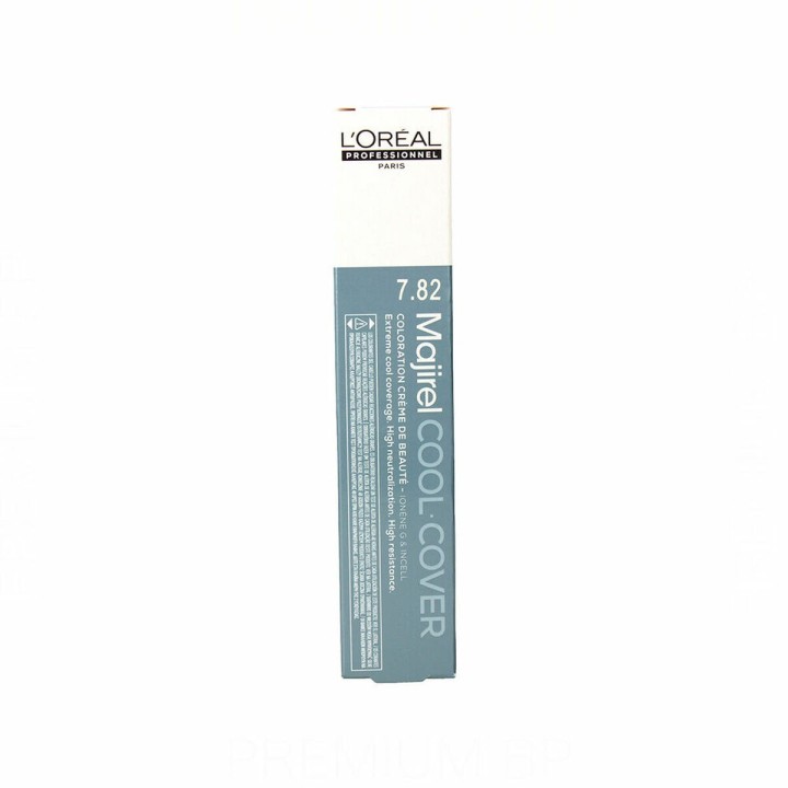Coloración Permanente L'Oreal Professionnel Paris Majirel Cool Cover 7.82 Rubio (50 ml)