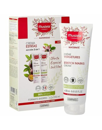 Anti-Stretch Mark Cream Mustela 48623 3-in-1 (2 x 250 ml)