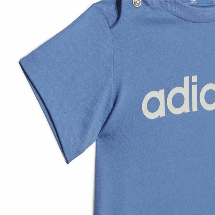 Sportstøj til Baby Adidas 3 Stripes Blå