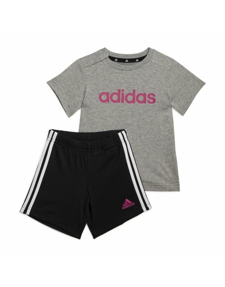 Baby-Sportset Adidas Essentials Lineage Dunkelgrau