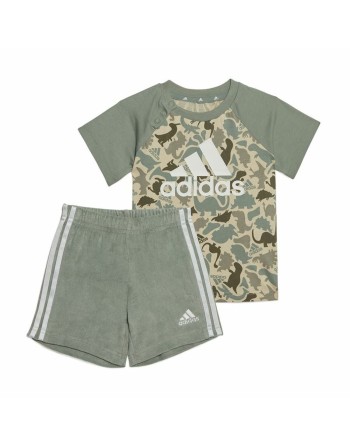 Conjunto Deportivo para Bebé Adidas Multicolor Camuflaje Dinosaurios