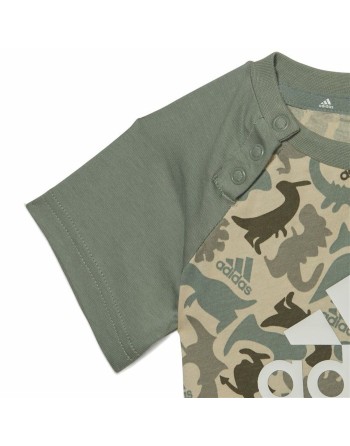 Ensemble de Sport pour Bébé Adidas Multicouleur Camouflage Dinosaures