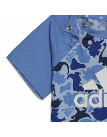 Conjunto Deportivo para Bebé Adidas Multicolor Camuflaje Dinosaurios