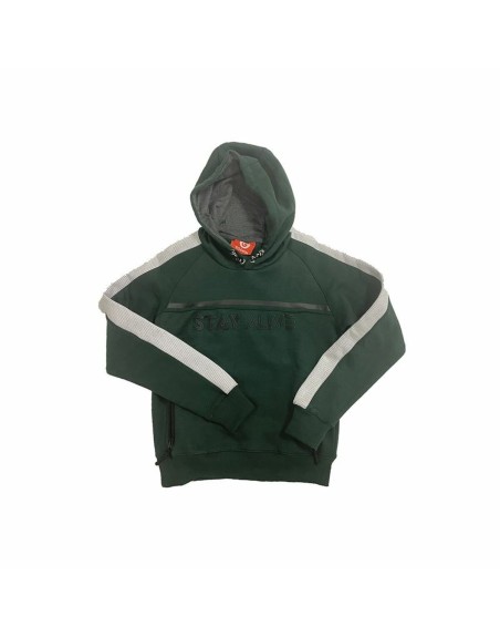 Hættetrøje til Børn Go & Win Noky Grøn