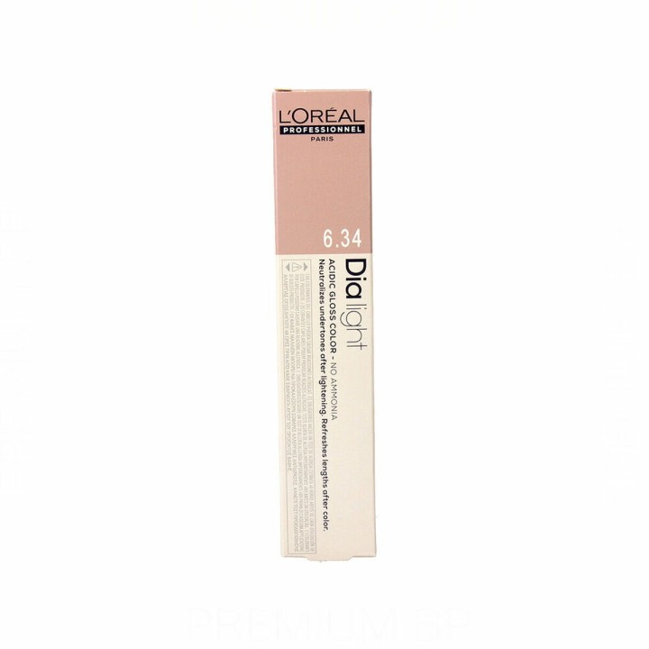 Farve uden Ammoniak L'Oreal Professionnel Paris Dia Light Nº 6.34 (50 ml)