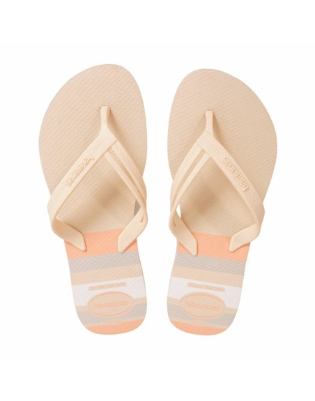 Klipklappere til damer Havaianas Elegance Hvid Natur