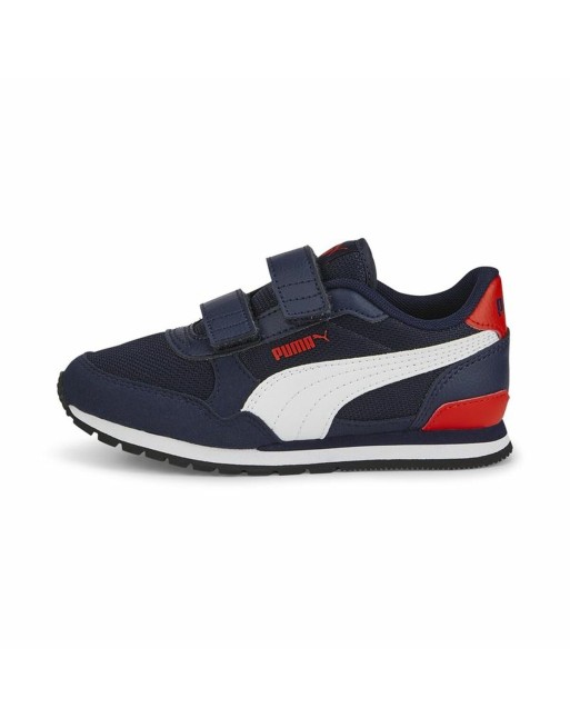 Running Shoes for Kids Puma ST Runner V3 Navy Blue
