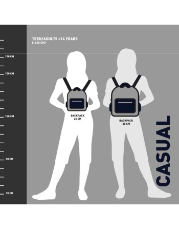 Zaino Casual Stitch Azzurro