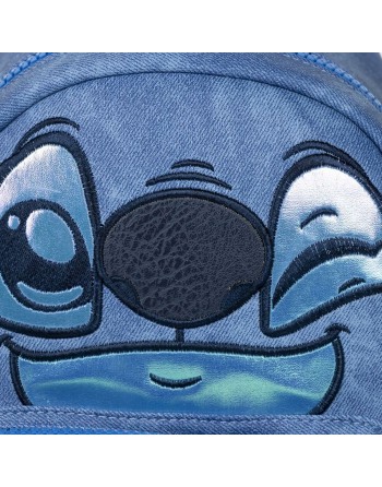 Mochila Casual Stitch Azul