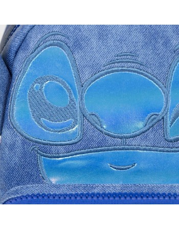 Mochila Casual Stitch Azul