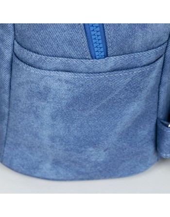Mochila Casual Stitch Azul
