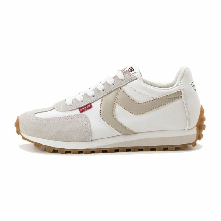 Kvinde Casual Sneakers Levi's Stryder Red Tab S Hvid