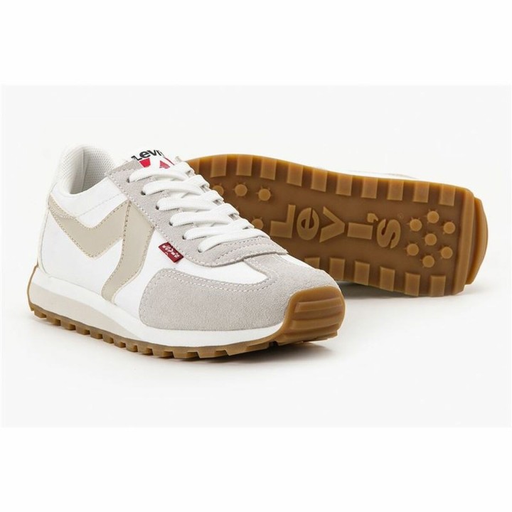 Kvinde Casual Sneakers Levi's Stryder Red Tab S Hvid