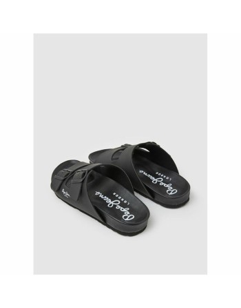 Beach Sandals Pepe Jeans Bio Royal Double Black