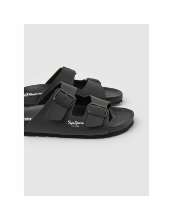 Beach Sandals Pepe Jeans Bio Royal Double Black