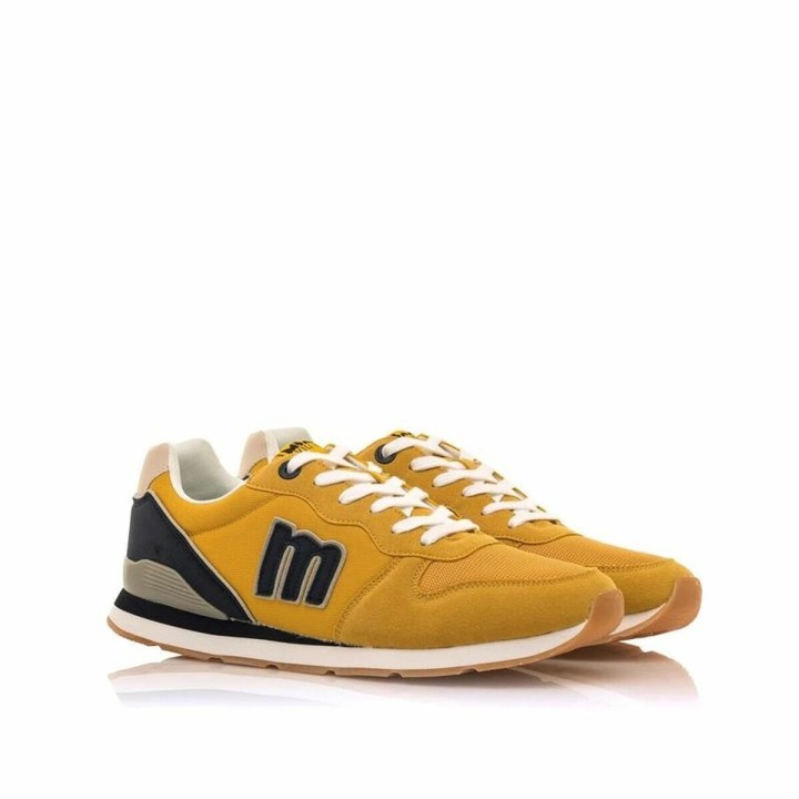 Zapatillas Casual Hombre Mustang Joggo Lottos Amarillo