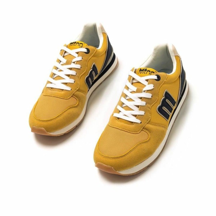 Scarpe da Tennis Casual Uomo Mustang Joggo Lottos Giallo