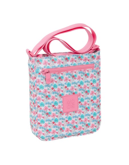 Sac à Bandoulière Moos Flores Multicouleur 21 x 25 x 4.5 cm