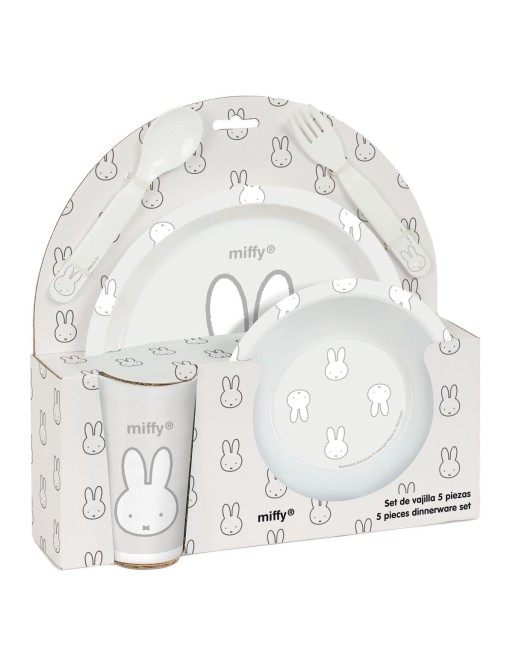 Set de vaisselle pour enfants Miffy Niebla (5 Pièces)