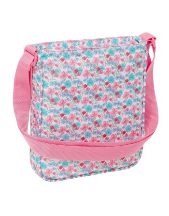 Sac à Bandoulière Moos Flores Multicouleur 21 x 25 x 4.5 cm