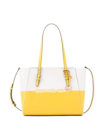 Sac-à-main Femme Michael Kors CHARLOTE Jaune 27 x 34 x 11 cm