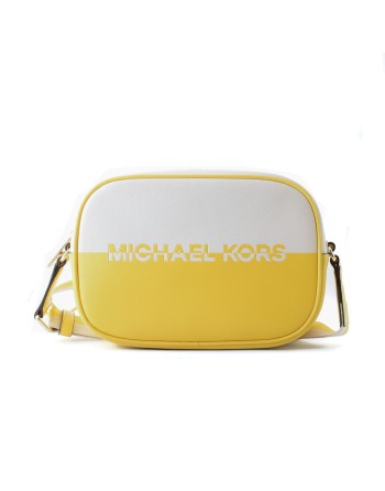 Skuldertaske Michael Kors JET SET TRAVEL Gul 22 x 15 x 6 cm
