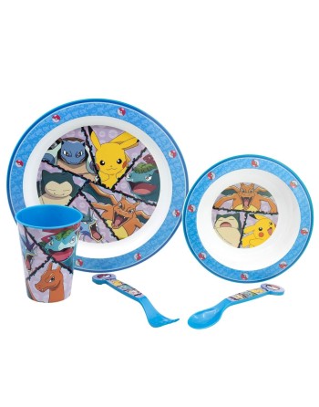 Set di stoviglie per bambini Pokémon (5 Pezzi)
