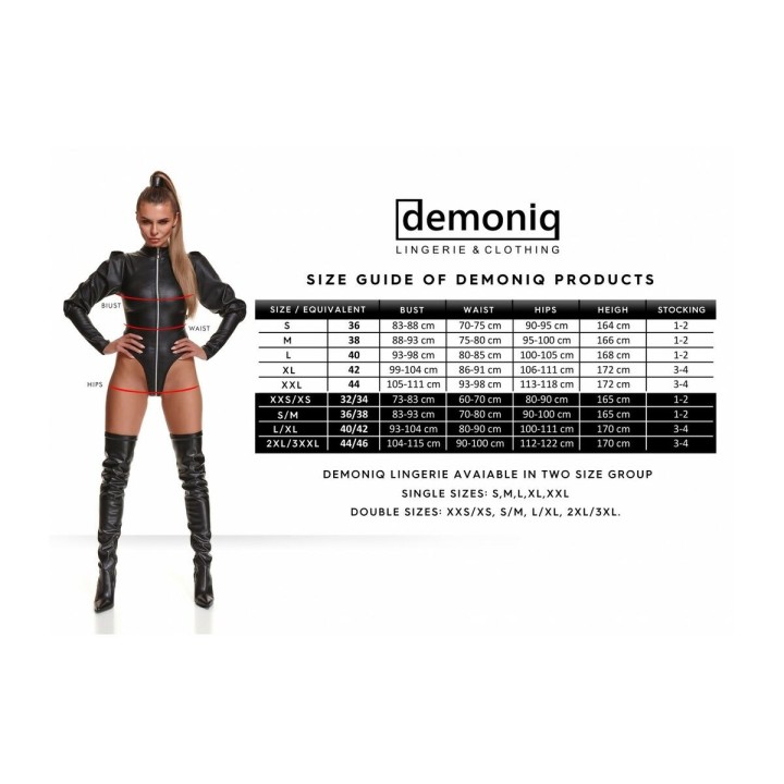 Korset Demoniq Sort