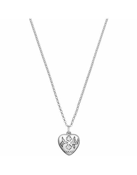 Collar Mujer Gucci YBB455542001 Plateado