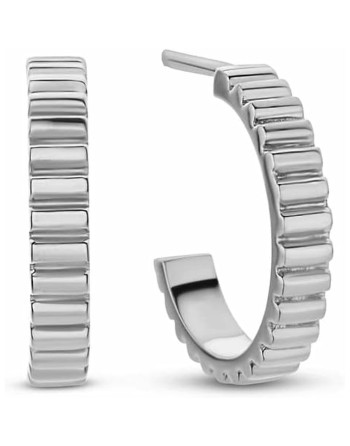 Pendientes New Bling 9NB-0659 Plata Plata de ley 925