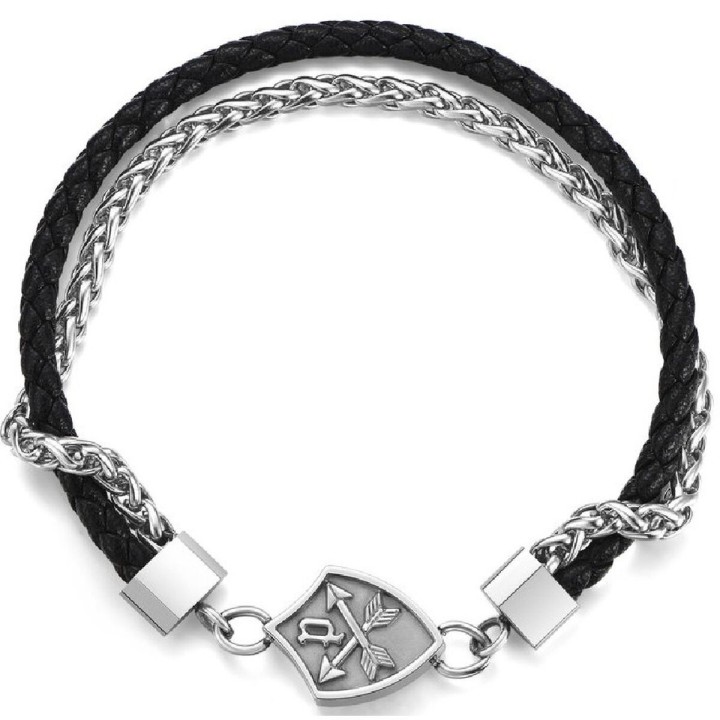 Armbånd til mænd Police PEAGB0001610 Rustfrit stål 20 cm