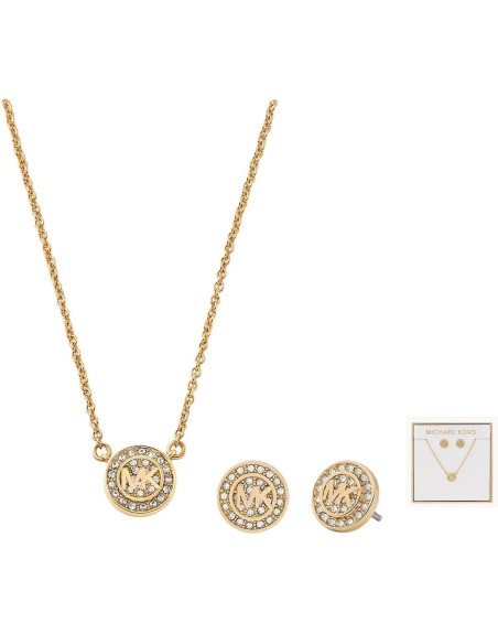 Parure Collana e Orecchini da Donna Michael Kors LOGO