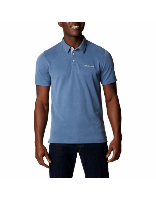 Polo à manches courtes homme Columbia Nelson Point™ Indigo
