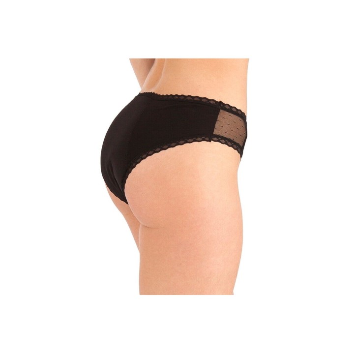 Menstruationsslip Femme Republique Schwarz