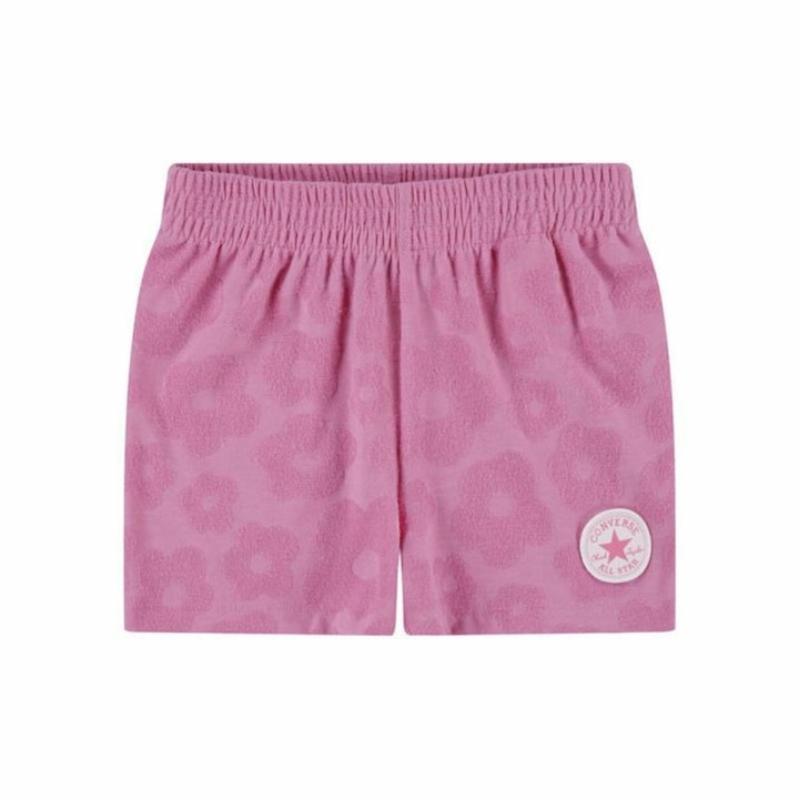 Sportstøj til Børn Converse Floral Jacquard Mørk pink