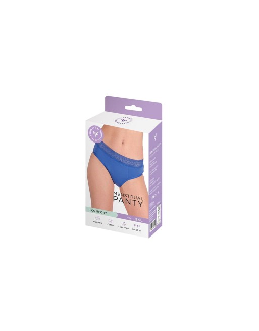 Culotte menstruelle Femme Republique Bleu