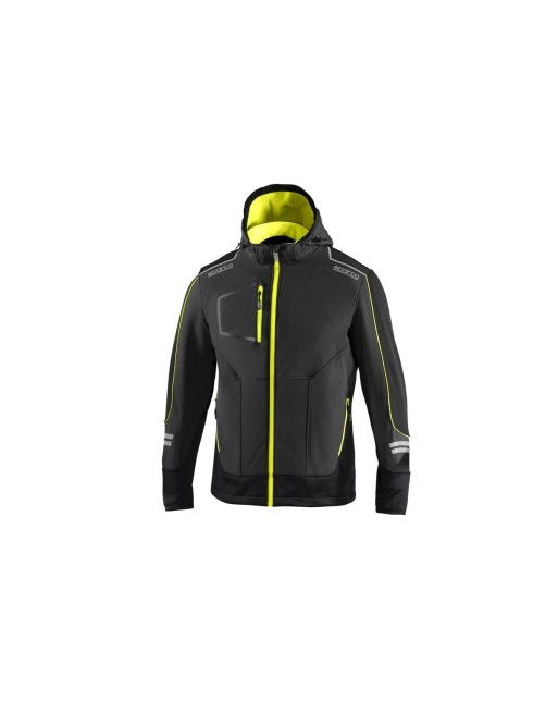 Veste de Sport pour Homme Sparco Tech TW Jaune Gris