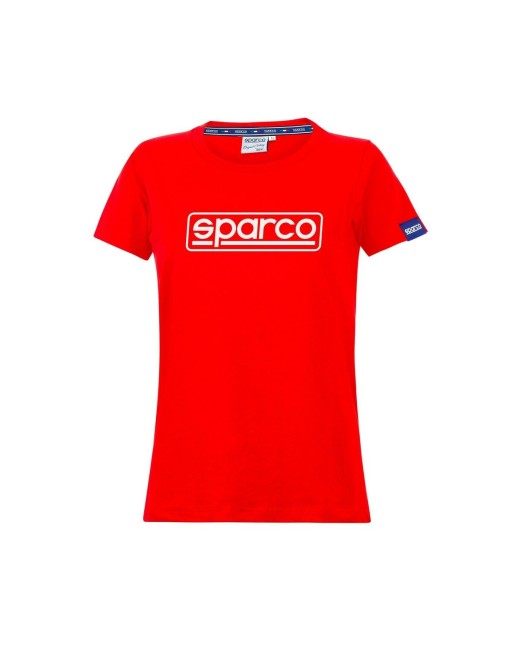 Maglia a Maniche Corte Donna Sparco LADY FRAME Rosso (L)