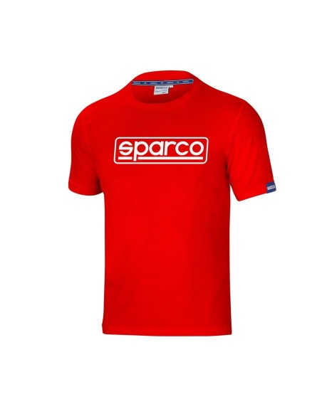 Camiseta de Manga Corta Hombre Sparco FRAME Rojo L