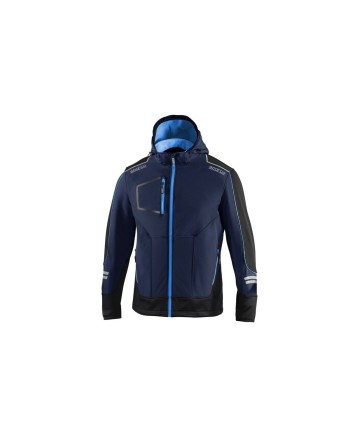 Men's Sports Jacket Sparco Tech TW Blue Dark blue