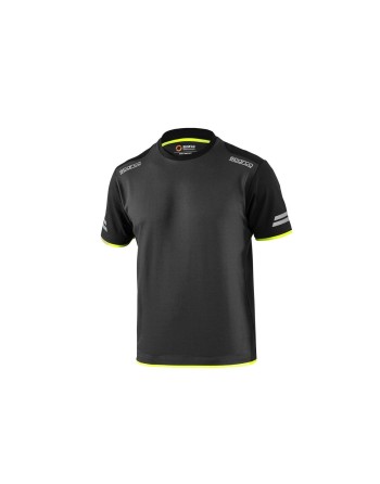 T-shirt à manches courtes homme Sparco TW Jaune Gris S
