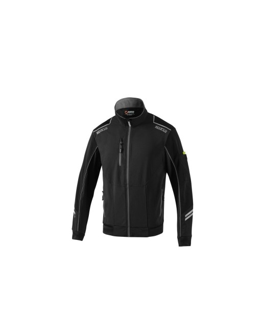 Sportjackefür Herren Sparco Tech TW Schwarz Grau