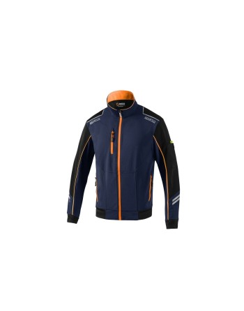 Veste de Sport pour Homme Sparco Tech TW Bleu Orange Bleu foncé