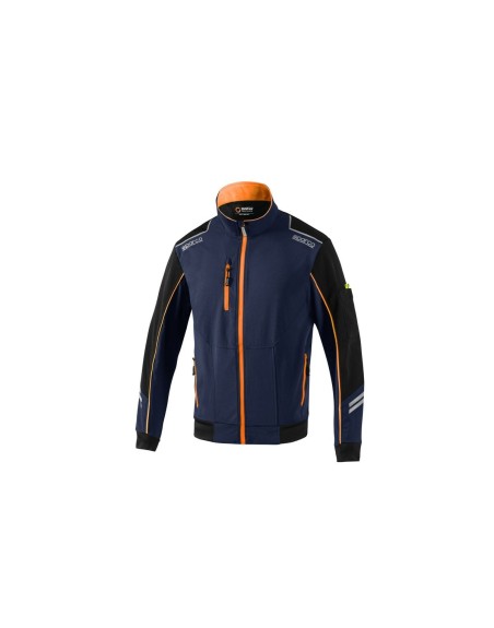 Veste de Sport pour Homme Sparco Tech TW Bleu Orange Bleu foncé