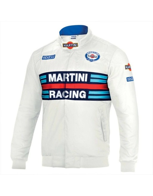 Giacca Sportiva da Uomo Sparco Martini Racing Bianco